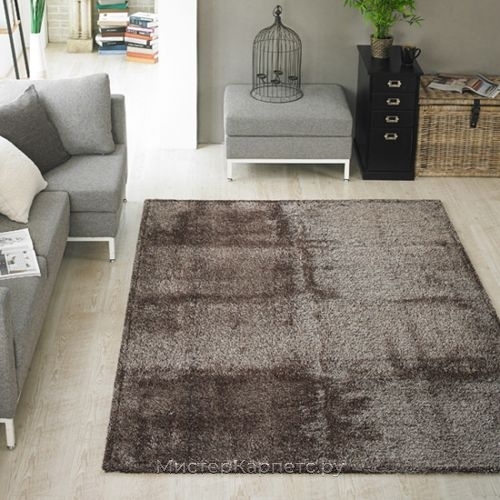 Темно-коричневый ковер с коротким ворсом Cation