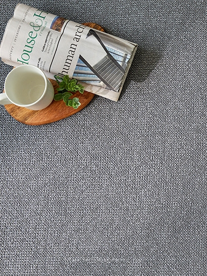 Вискозный ковер без ворса Sunshine угольного цвета