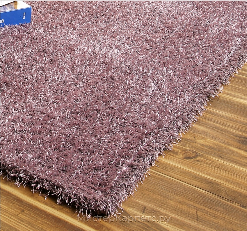 Розовый шегги ковер DFor