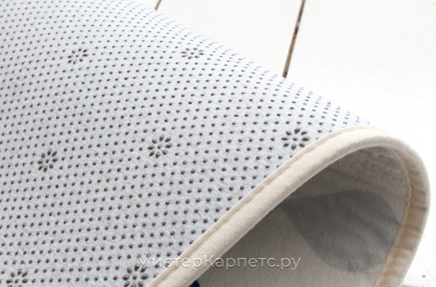 Белый коврик с рисунком капель Waterdrop