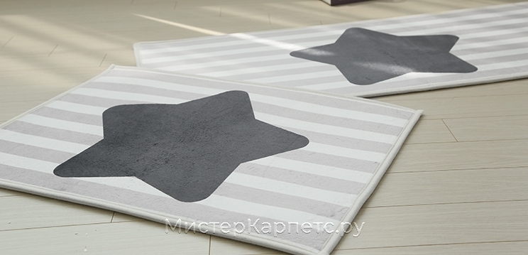 Набор ковриков с рисунком звезды Starlin