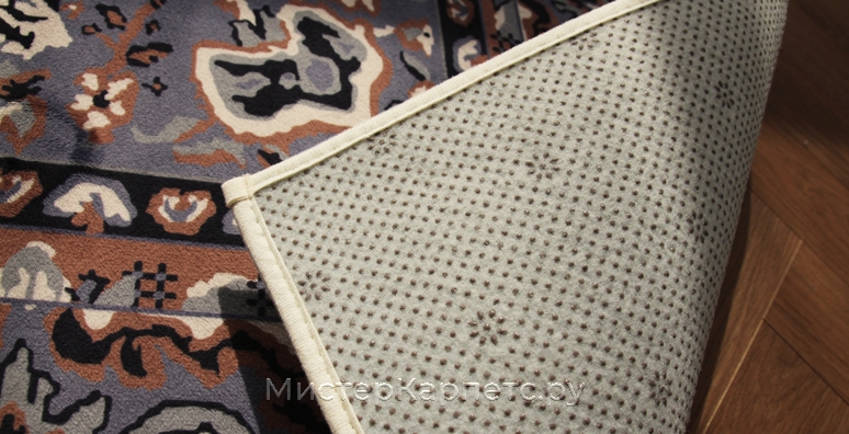 Синий ковер с коротким ворсом Persian