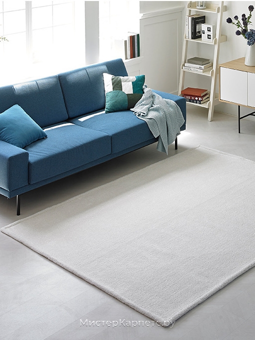 Кремовый ковер с коротким ворсом Snow