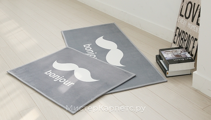 Набор ковриков с рисунком усы Jour