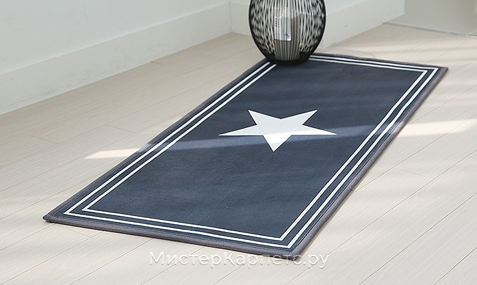 Коврик с рисунком звезды Star-K