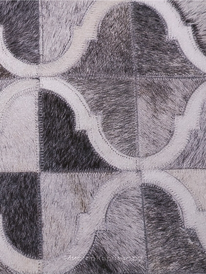 Ковер пэчворк под телячьи шкуры с узором Cowhide