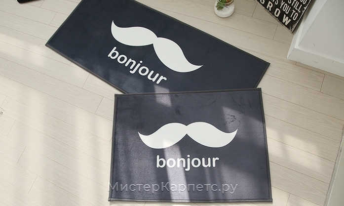 Коротковорсный коврик с рисунком Jour