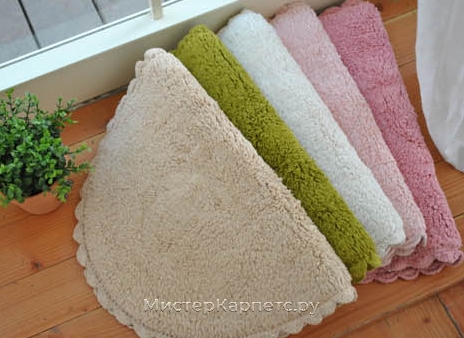 Однотонный коврик Croix, слоновая кость