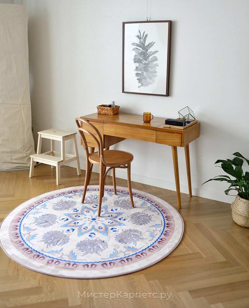 Круглый персидский ковер Perfum