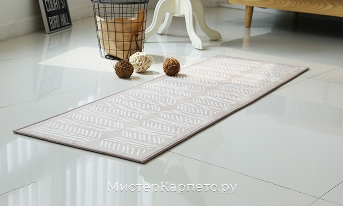 Коврик с коротким ворсом Feather