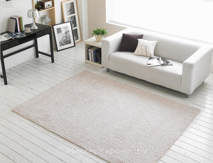 Бежевый ворсовый ковер Tivo