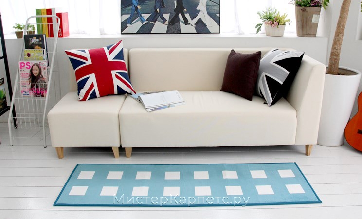 Коврик с геометрическим рисунком Window