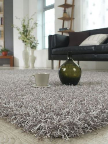 Серый ковер шегги с длинным ворсом Glam