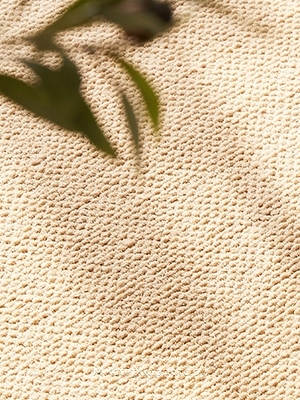 Бежевый стираемый ковер с коротким ворсом Washy