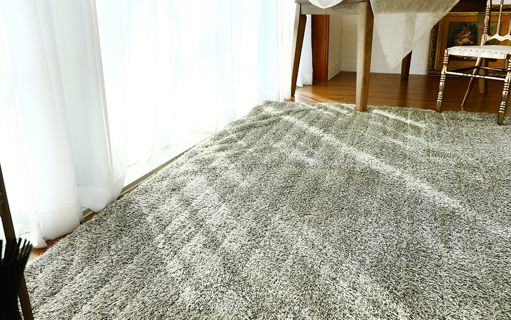 Бежевый ковер с пеной памяти Noble Shaggy