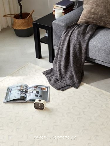 Бежевый ковер с коротким ворсом Breeze 3