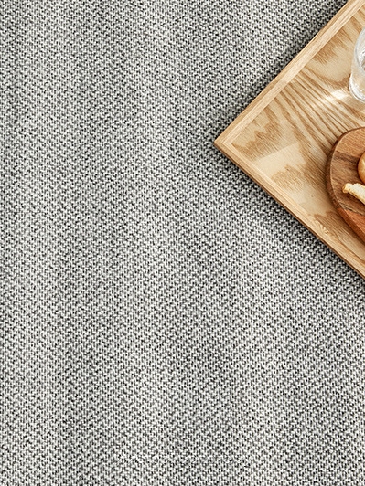 Однотонный ковер без ворса Hampton, серый