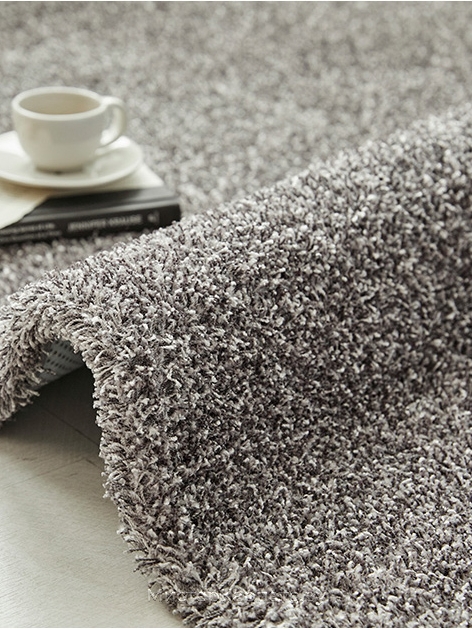 Темно-серый ковер с ворсом Silhouette