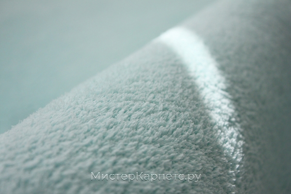 Голубой круглый ковер Coomi