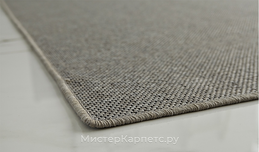Серый безворсовый ковер Flat
