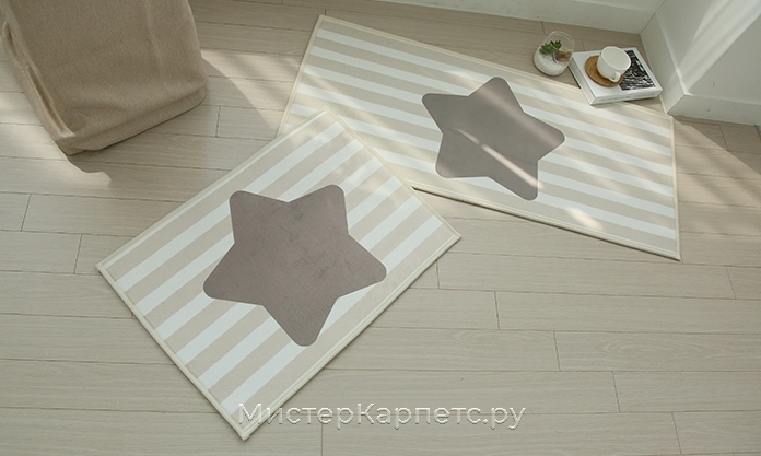 Набор ковриков Starlin, коричневый