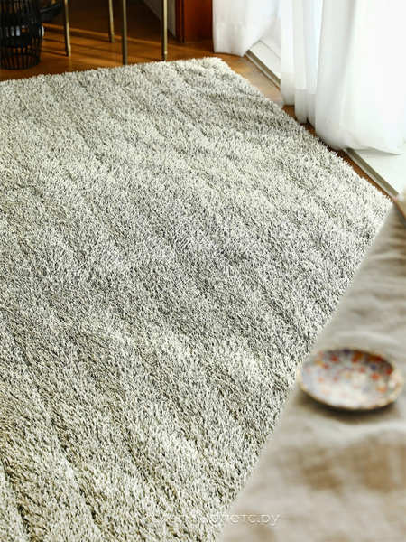 Бежевый ковер с пеной памяти Noble Shaggy