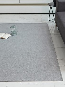 Ковер без ворса с сатиновым блеском Plrattan, серый