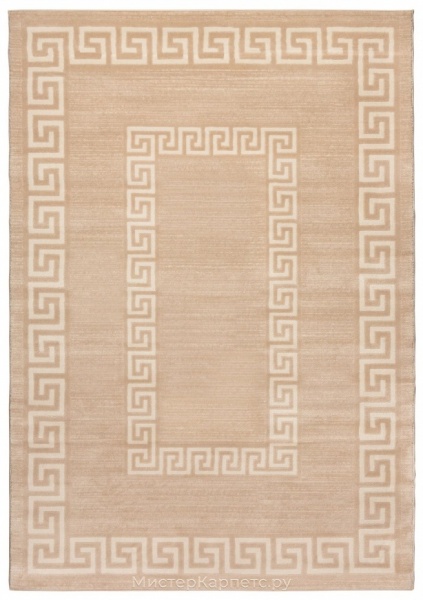 Бежево-кремовый ковер со средним ворсом Магнолия