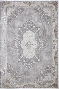 Серо-бежевый ковер в стиле винтаж Ориенталь