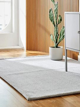 Серый однотонный ковер Century