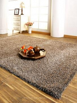 Коричневый шегги ковер DFor