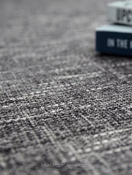 Ковер без ворса в винтажном стиле Plrattan, темно-серый