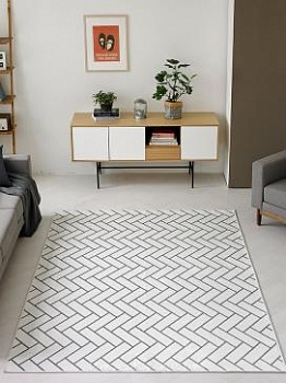 Кремовый ковер с коротким ворсом Bellatrix