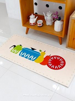 Коврик с цветным рисунком Table