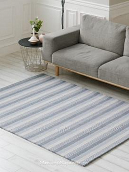 Полосатый ковер с коротким ворсом Deren