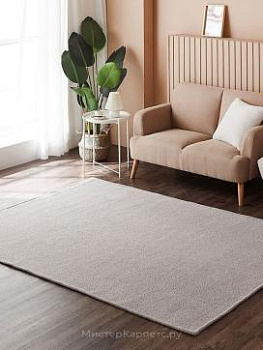 Коричневый ковер с коротким ворсом Sunday