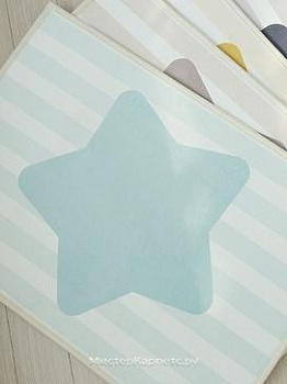 Коротковорсный коврик с рисунком Starlin