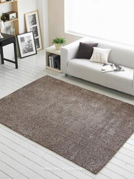 Коричневый ворсовый ковер Tivo