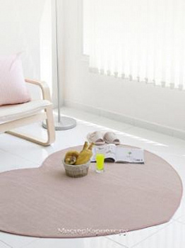 Ковер сердце Coomi, какао