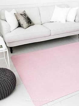 Розовый ковер Coomi с коротким ворсом