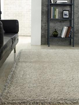 Серый ковер с длинным ворсом Baron