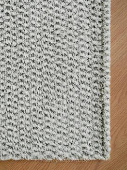 Серый ковер с ворсом Honey Bee