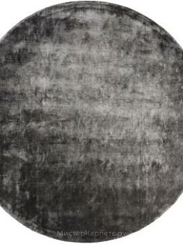 Круглый однотонный ковер Aracelis Steel Gray