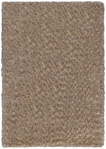 Бежевый ковер с длинным ворсом Флаффи