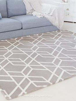 Бежевый ковер с абстрактным узором Frence