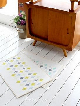 Абстрактный коврик с рисунком Asterisks