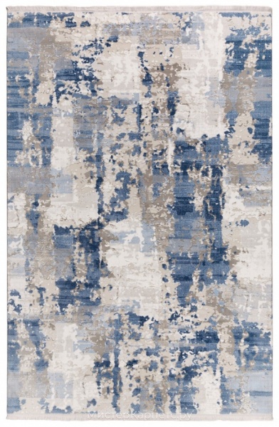 Серо-синий ковер со средним ворсом Эмпайр