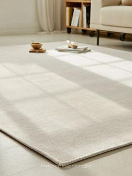 Светло-бежевый ковер с водоотталкивающим покрытием Defense