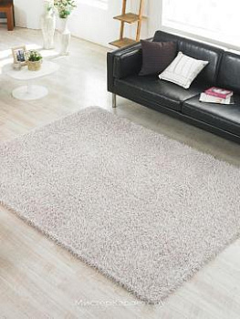 Бежевый ковер шегги с длинным ворсом Glam