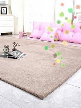 Бежевый коротковорсный ковер Chase